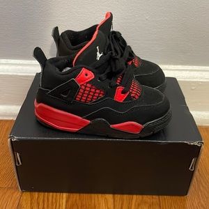 Toddler Jordan 4 Retro “Red Thunder” Size 7c Unisex